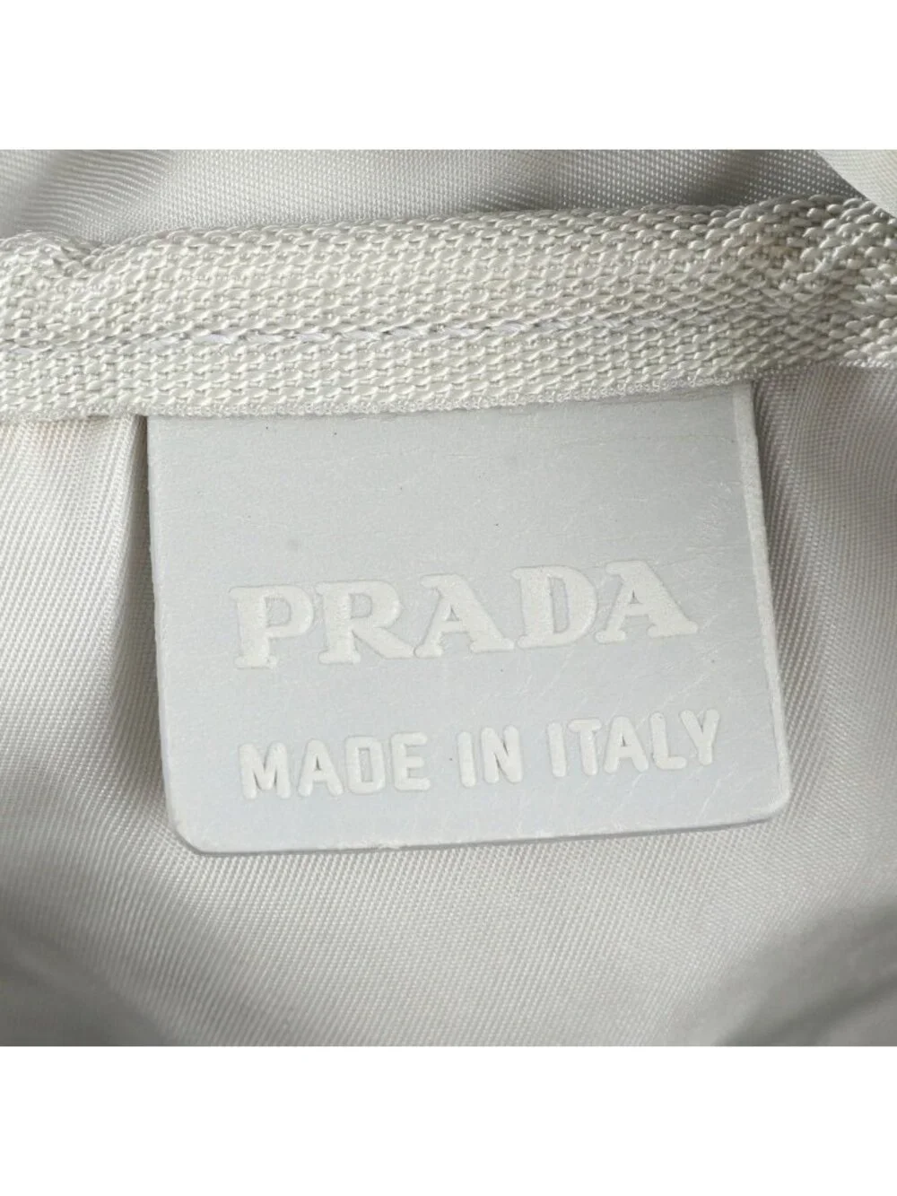Prada Sports Mesh Leather Nylon Shoulder Bag Crossbody Messenger Navy
